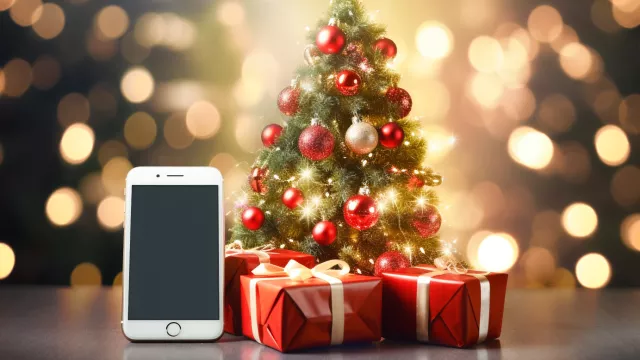 Telefon jako dárek k Vánocům