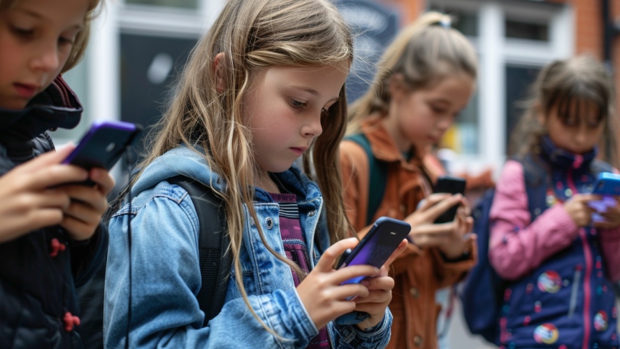 Forbud mot telefoner i skolen: overraskende resultater på helsen til unge jenter