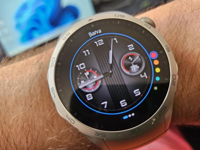 Individuální přizpůsobení ciferníků Huawei Watch GT4 (46 mm)