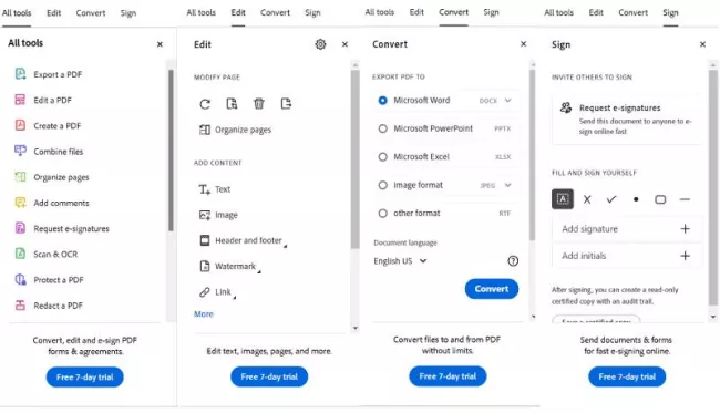Nové uživatelské rozhraní Acrobat Readeru