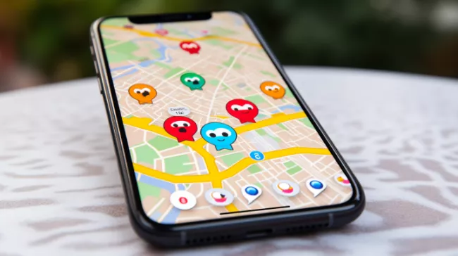 Emotikony v Mapách Google