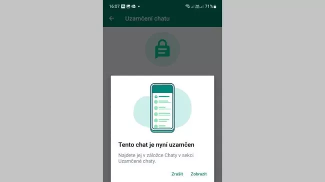 Jak zamknout chat v aplikaci WhatsApp