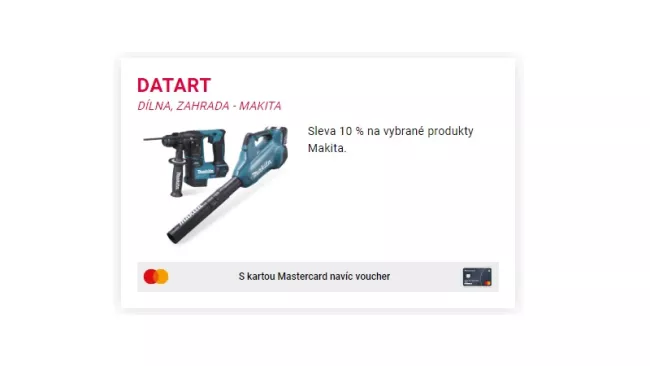Slevový kupon na nářadí Makita