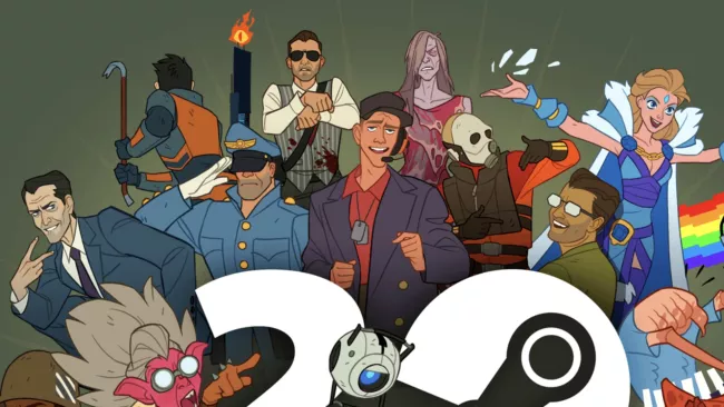 Steam slevy na 20leté výročí