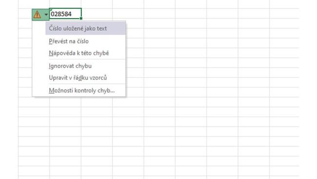 Formátování buňky - Excel
