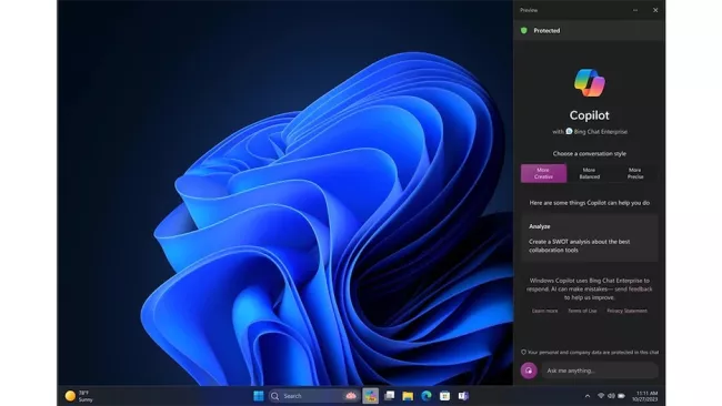 Windows 11 s funkcí Windows Copilot