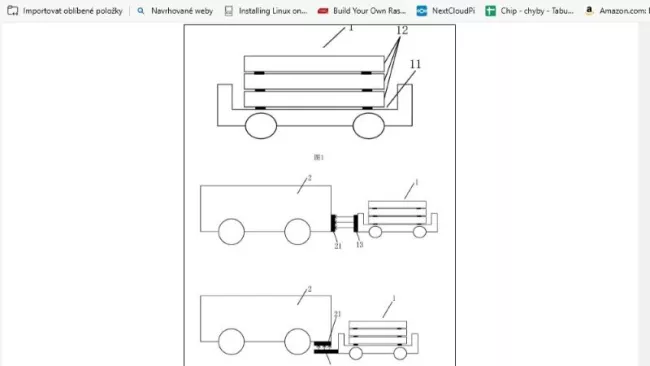 Nákresy Xiaomi jak si představuje dobíjení elektroaut budoucnosti.