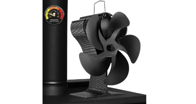 Horkovzdušný ventilátor na kamna nebo krby