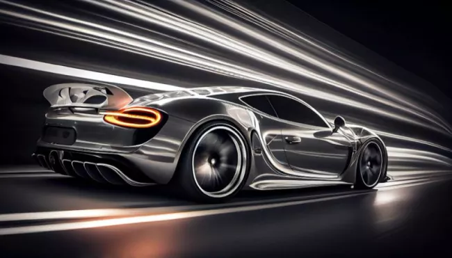 moderní sportovní vůz