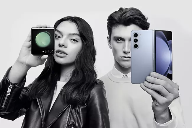Skládací řada Samsung Galaxy Z Flip a Z Fold 5