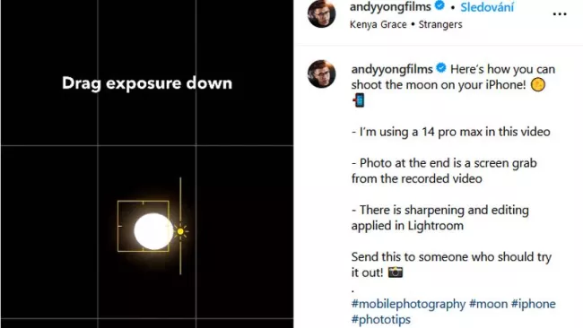 Foto Měsíce - návod