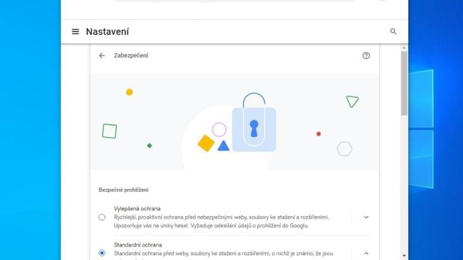 Funkce bezpečného prohlížení v prohlížeči Chrome