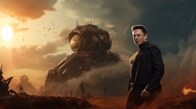 Elon Musk v imaginárním světě her