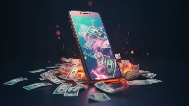 Smartphone generující peníze