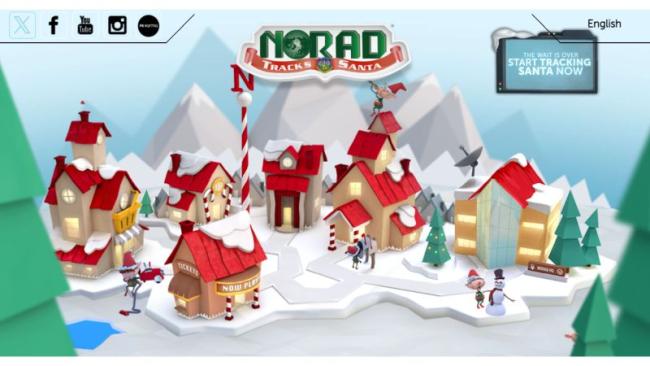 NORAD Vánoce