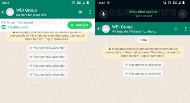 Nový symbol v uživatelském prostředí WhatsApp