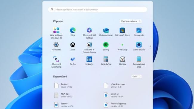 Pracovní plocha Windows 11