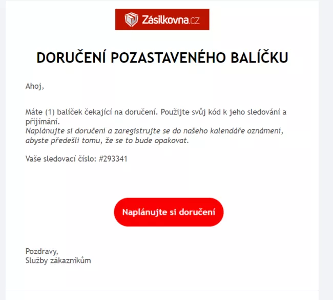 Podvodná zpráva