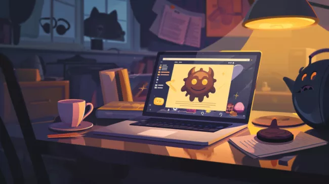 Ilustrace s tématikou cookies