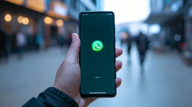 Smartphone v ruce uživatele