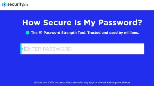 How secured is my password?