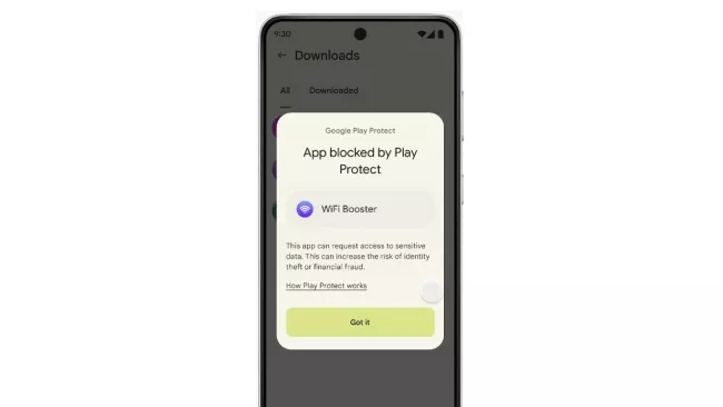 Blokace stažení balíku APK z externího zdroje