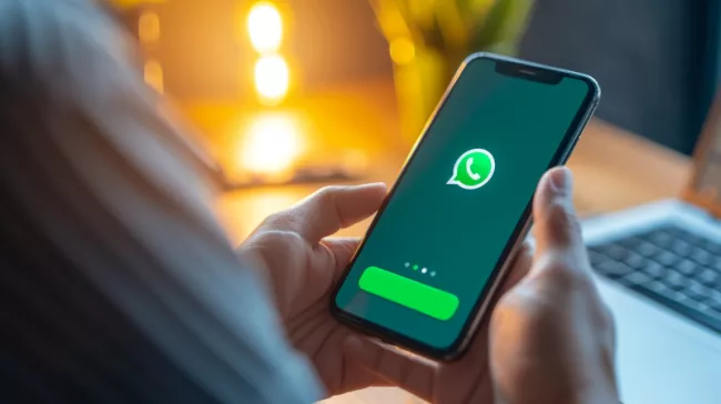 WhatsApp na obrazovce smartphonu