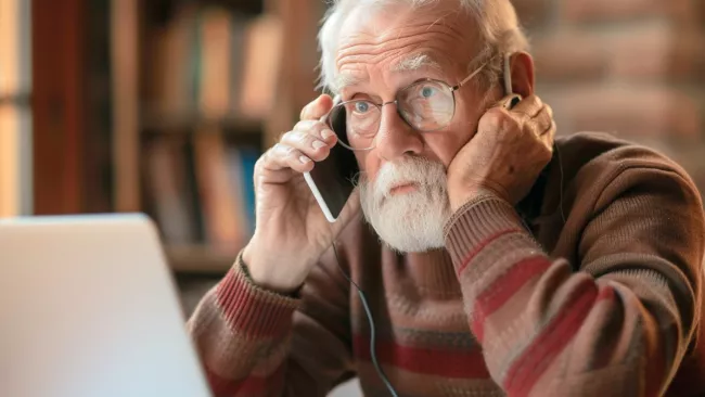 Starý muž je okraden