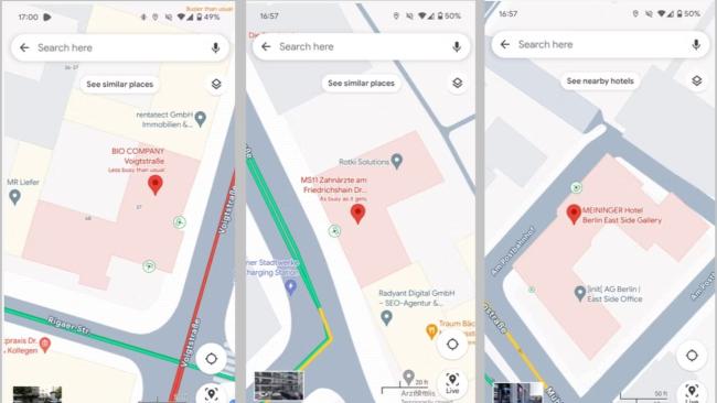 Mapy Google nově ukazují vchody do budov