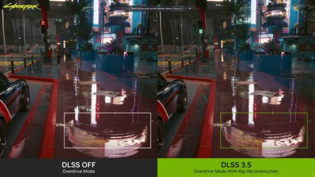 Porovnání kvality zobrazení her s vypnout a zapnutou technologií DLSS 3.5