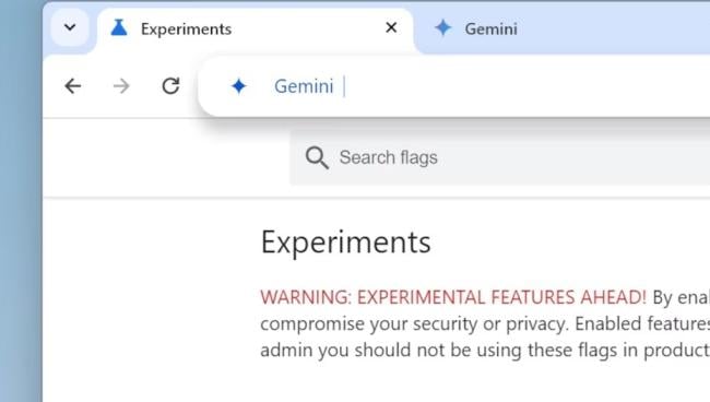 Prohlížeč Chrome s integrovanou funkcí AI Gemini
