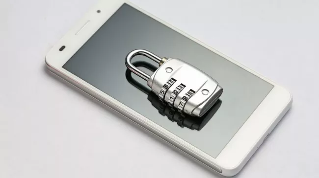 Smartphone zámek