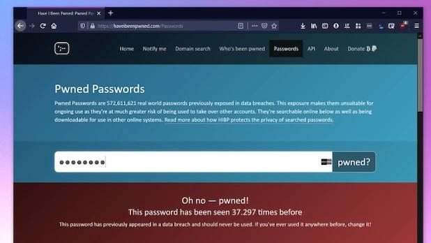 Webová služba HaveIBeenPwned