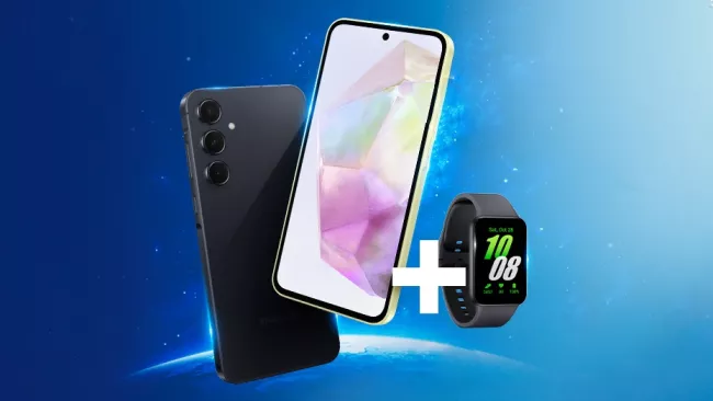 Telefony Galaxy A35 a A55 s náramkem Fit 3