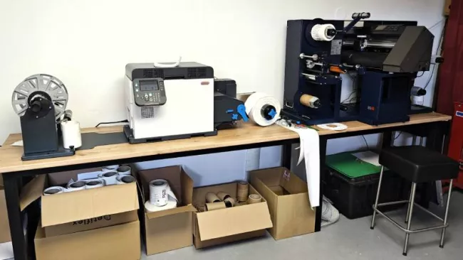 Tiskárna etiket OKI Pro1050