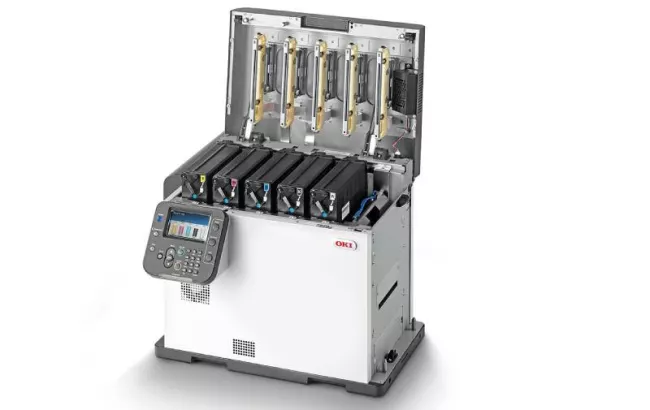 Tiskárna etiket OKI Pro1050
