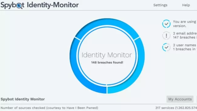 Spybot Identity Monitor