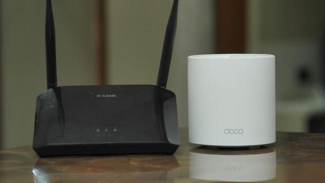 WiFi router v domácnosti