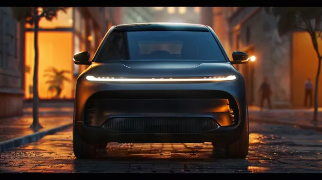 Čelní maska elektrického SUV