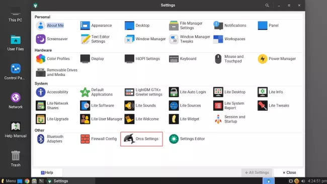 Programová výbava Linuxu Lite