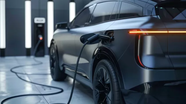 Elektrické SUV se nabíjí