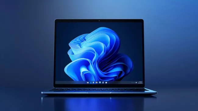 Windows 11 na displeji laptopu