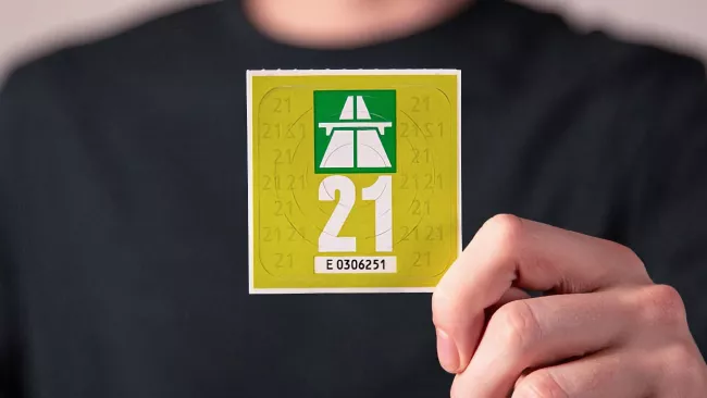 Dálniční známka ve Švýcarsku