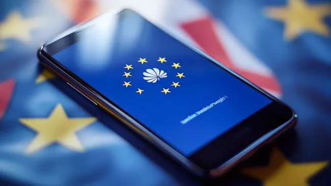 Huawei telefon a Evropská unie