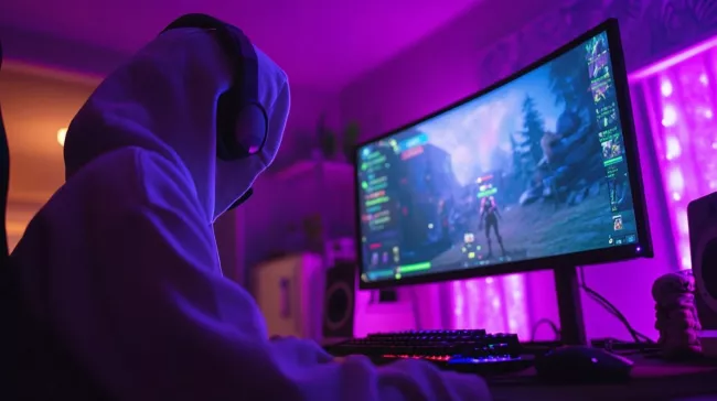 Hacker hraje Fortnite