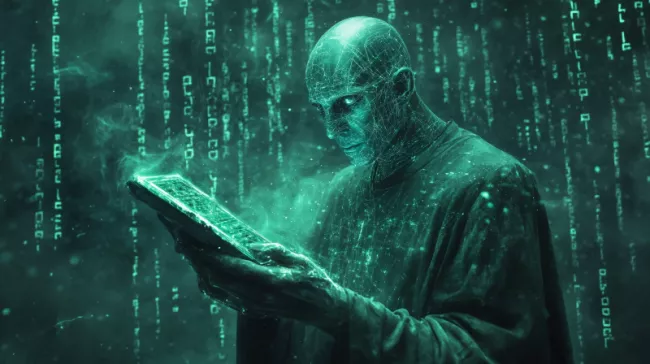  Lord Voldemort with Matrix background