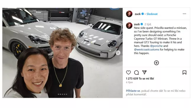 Mark Zuckerberg Porsche