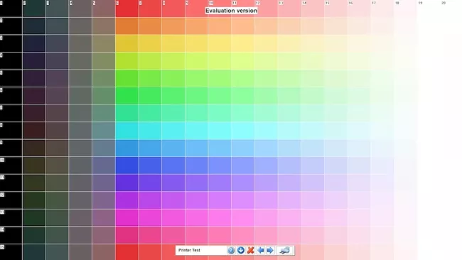 Testovací obrazec pro monitor