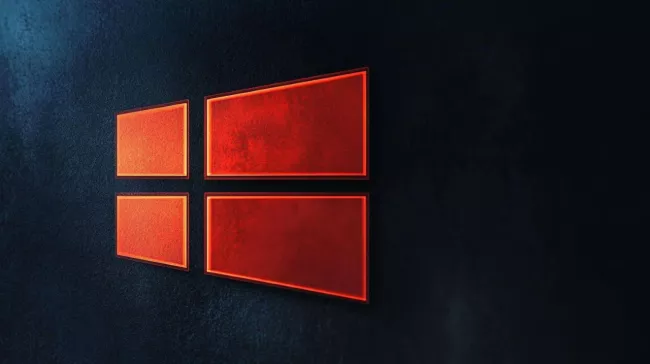 Červený symbol Windows