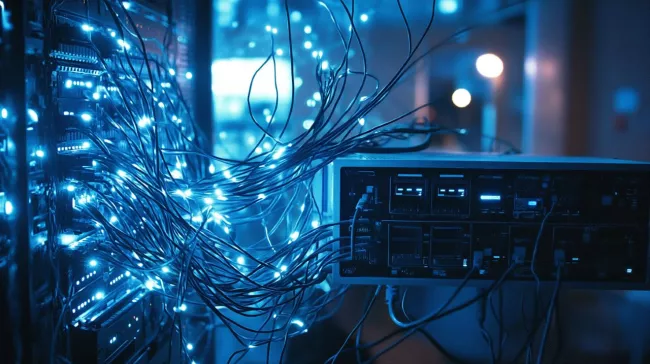 Síťové zařízení s vytrhanými dráty